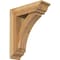 Ekena Millwork Thorton Traditional Rough Sawn Bracket w/ Offset Brace, Western Red Cedar, 6"W x 18"D x 22"H BKT0604X18X22THR01RWR - alternate 1